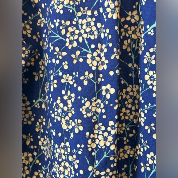 Saint Laurent Paris Floral Print Blouse EUC - Picture 5 of 6